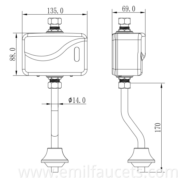 automatic flush valve